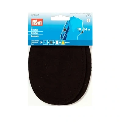 Image of Prym Patches Leatherette sew on 14x10 cm Brown