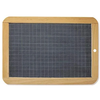 Image of Mini Chalkboard Natural Rock Slate Chalk Board 26cm x 18cm Double Sided