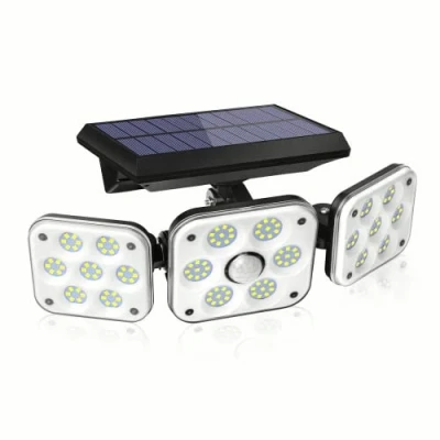 Image of 138 LED Solar Lights Outdoor, Motion Sensor Security Light with 270 Wide Angle, 3 Lighting Modes, IP65 Waterproof Powered Wall for Garage, Front Door, Yard, Wall, Garden