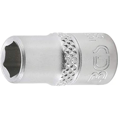 Image of BGS 10654 Socket, Hexagon 6.3 mm (1/4&quot;) Drive 9/32&quot;