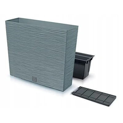 Image of Prosperplast Furu Collection Cement Planter with Tank 58 x 18 49.7 cm Capacity 12 litres, L Alto