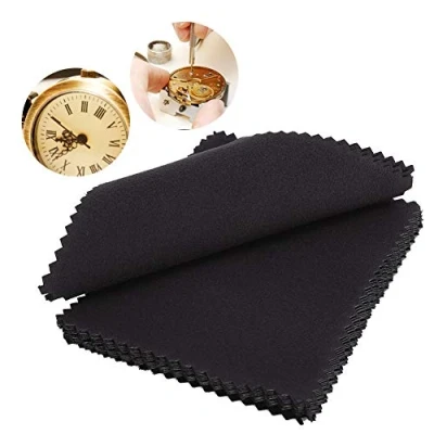 Image of 20pcs Double Sided Jewelry Cleaning Cloth, Watch Polishing Maintenance Tool