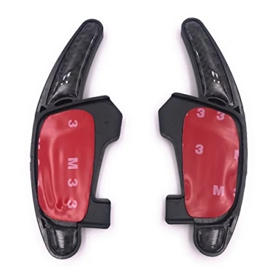 Image of H Customs DSG Shift Paddle Extensions Shifter carbon opt. compatible with Golf 7 GTI R