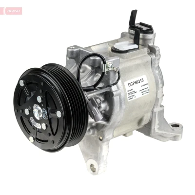 Image of 73111CA001, 73111CA011 AC Compressor DENSO DCP50315 SCSA08H 12V ND 12 R1234yf, R134a with magnetic clutch