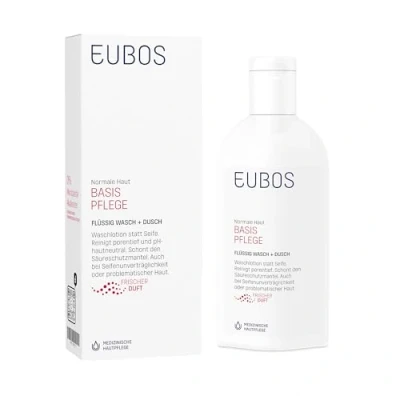 Image of Eubos Flüssig rot mit frischem Duft. 200 ml [Badartikel]