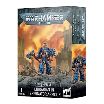 Image of Games Workshop Warhammer 40,000 Space Marine Librarian In Terminator Armour (2023)