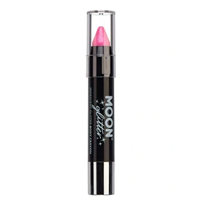 Image of Iridescent Glitter Paint Stick/Body Crayon makeup for the Face &amp; Body by Moon 3.5g Pink