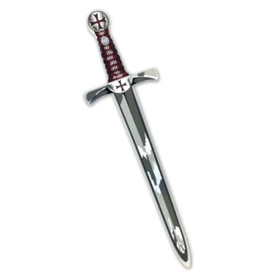 Image of Liontouch Maltese Knight Sword 58 cm Medieval Pretend Play Foam Toy For Children With Classic Red Cross Theme Safe Weapon &amp; Battle Accessory Boys’ Dress Up Costumes