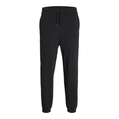 Image of JACK &amp; JONES Men&#039;s Jpstgordon Jjcharge Sweat Pants Imp Joggers, Black, XS