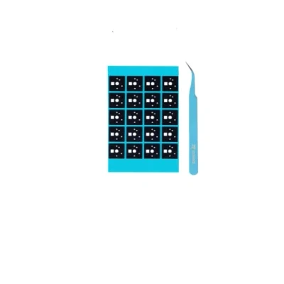 Image of Ranked Premium Switch Pads Kit for DIY Custom Mechanical Keyboard EVA Foam 0.5mm Thick (EVA 120 Pcs + 1 Tweezers)