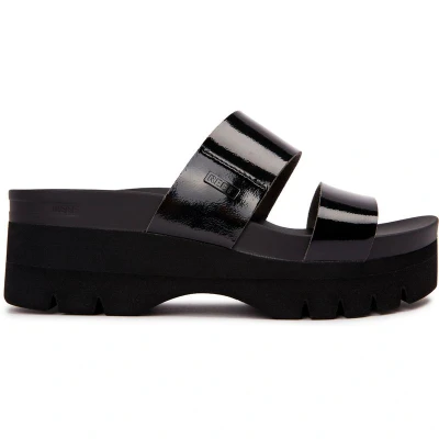 Image of Reef Womens Cushion Vista Higher Sandals Black Size UK 4