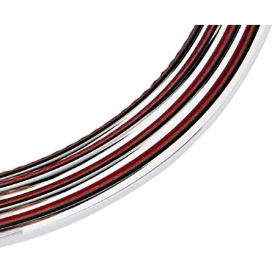 Image of Quattroerre Chrome Profile Sticker Dam Bumper Full (Front + Rear) Alfa Giulietta with 3M APT Double Adhesive