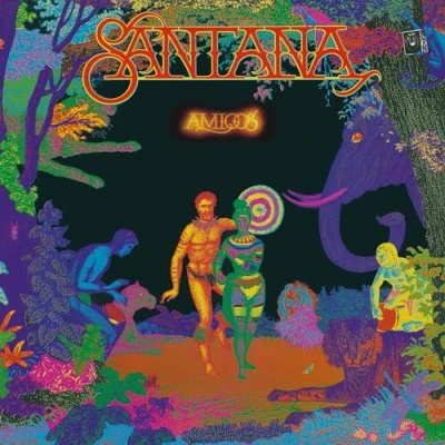 Image of Santana Amigos Purple Coloured vinyl 180 Gram 2024 UK LP MOVLP2576