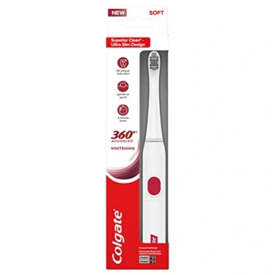 Image of Colgate 360 Advanced Whitening Battery Powered Toothbrush