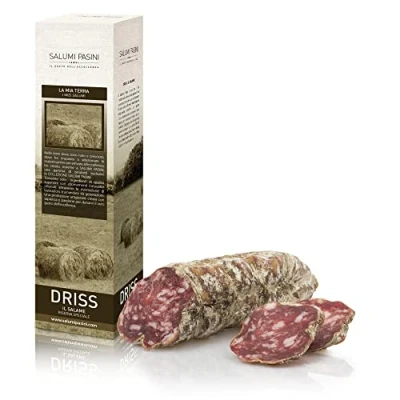 Image of Driss Salami Salumi Pasini ® Whole 450 gr Exclusive Italian Recipe Food