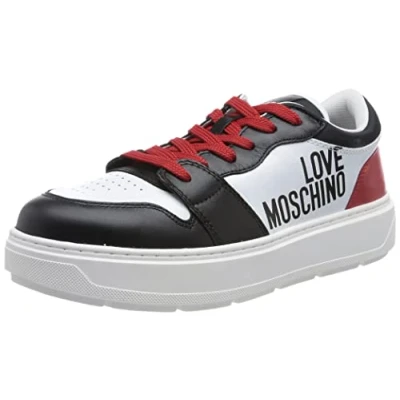 Image of Love Moschino Women&#039;s JA15274G1GIAB W.Sneakers, White, 6 UK