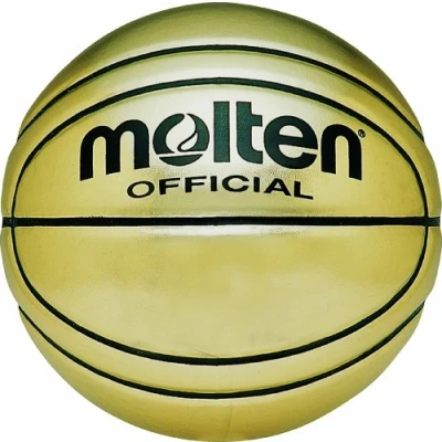 Image of Molten BG SL7 Presentation or Autographs Basketball Faux Leather Not Suitable for Play Size 7 Gold