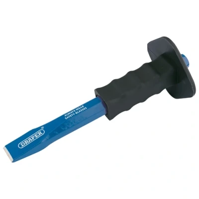 Image of Draper Octagonal Shank Cold Chisel with Hand Guard, 25 x 250mm (Display Packed)