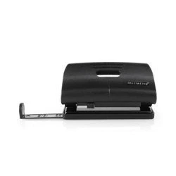 Image of Initiative 2 Hole Punch Compact 12 Sheet Capacity Lock Down Handle Black