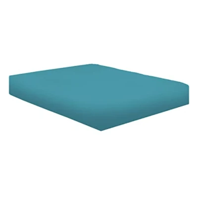 Image of NIYS Luxury Bedding Finest 100% Egyptian Cotton 10&quot;/25CM Fitted Sheets, (Double, Teal)