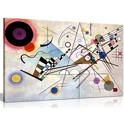 Image of Wassily Kandinsky Composition Viii Canvas Wall Art Picture Print (18x12in)