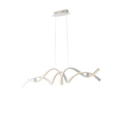 Image of Mystral Integrated LED Ceiling Pendant, White, 4000K