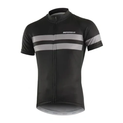 Image of BERGRISAR Men&#039;s Cycling Jerseys Short Sleeves Bike Bicycle Shirt 001gray XL
