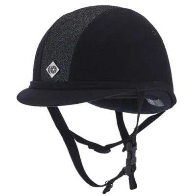 Image of Charles Owen Yr8 Sparkly 7 1/4 (59cm) Black/Black Bling
