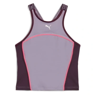 Image of Puma FIT Train Strong Fitted TANK Top, Women&#039;s, Size: Large, Pale plum