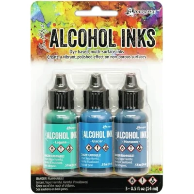 Image of Ranger Tim Holtz TAK69669 Alcohol Ink, Blue, one size
