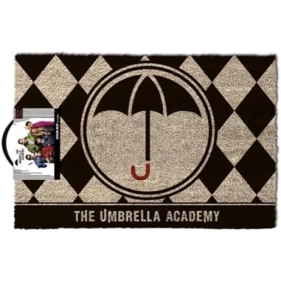 Image of Pyramid Umbrella Academy (The): Icon Door Mat (Zerbino) Merchandise Ufficiale, Adults Unisex, Multicoloured, 21 cm x 10