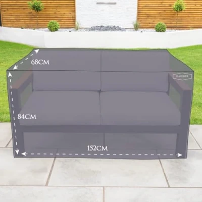 Image of Harrier Waterproof Garden Furniture Covers │ Multiple Sizes PU Coated (152cm x 84cm 68cm)