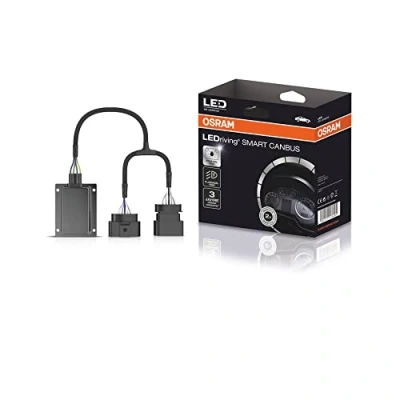 Image of OSRAM LEDriving Smart Canbus, LEDSC02 1, Bypasses the Lamp Failure Detection System, Retrofit Lamps such as Night Breaker H7 LED