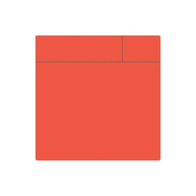 Image of MagFlex® Flexible Gloss Red Dry Wipe Scrumboard Magnet for Creating Removable and Changeable Labels 75mm x Pack of 5