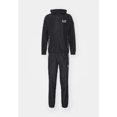 Image of EA7 Emporio Armani Tennis PRO SUIT Unlined SET Tracksuit, Men&#039;s, Size: Small, Black