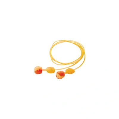 Image of Honeywell 1034521 Trustfit Pod Corded Push in Foam Earplug, Box of 100