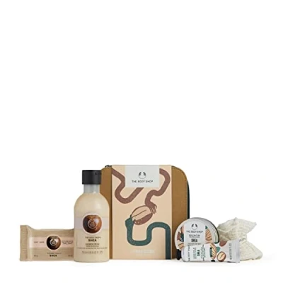 Image of The Body Shop Lather &amp; Slather Shea Care Gift Set, for Dry Skin, Vegan
