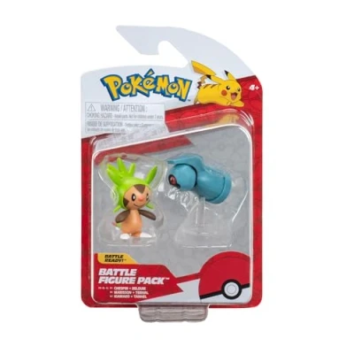 Image of Pokemon BATTLE FIGURE CHESPIN AND BELDUM