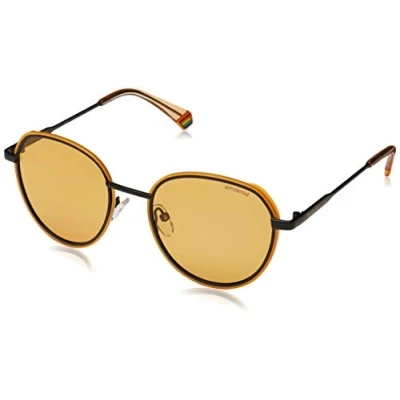 Image of Polaroid Plum Unisex Adults’ PLD 6114/S Sunglasses, Yellow, 51