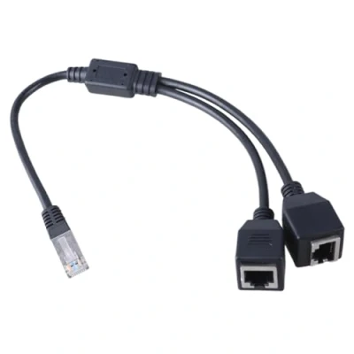 Image of TTTLLNN Ethernet Splitter 45 1Male to 2 Female Adapter Cable for Extension 35cm/13.78inch