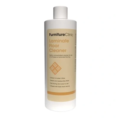 Image of Laminate Floor Cleaner Dilutes to Make 5 Litres Super Concentrated &amp; Quick Drying Infused With Linen Aroma For All Types of Wooden Floors 500ml