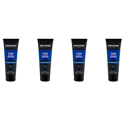 Image of Animology Top Dog Conditioner 250ml For Easy Grooming Enriched With Vitamins and Premium Ingredients Shining Healthy Coats Balanced PH Formula, Detangling Proprieties 4 Pack