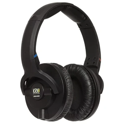 Image of KRK KNS 6402 Studio Mixing/Mastering Headphones, Black (KNS 6402)