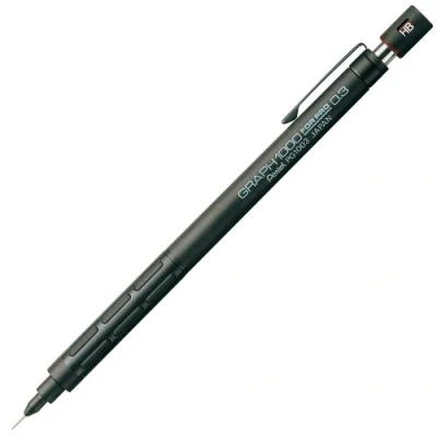 Image of Pentel Mechanical Pencil, Graph 1000 for Pro, Draft, 0.3mm (PG1003)