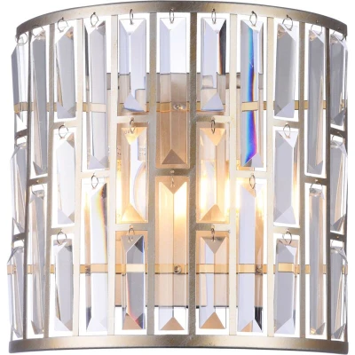Image of Kyiv 2 Light Wall Lamp Champagne, E14