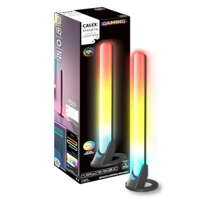 Image of Calex Gaming Monitor LED Light Bar, Razer Chroma Compatible, Smart Home, RGBIC Synchronization for PC, Backlight