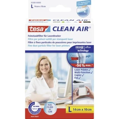 Image of Tesa Clean Air Fine dust Filter Size L 5038000 for Laderprinters 14x10cm