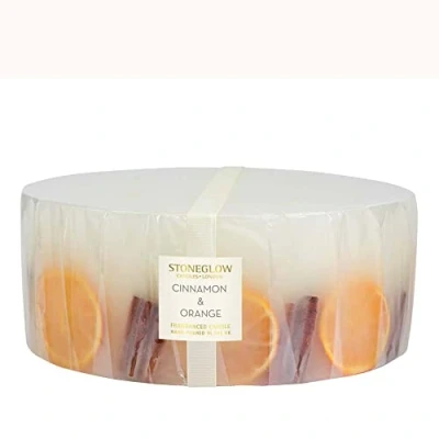 Image of Seasonal Collection Cinnamon &amp; Orange Scented Candle 5 Wick Pillar