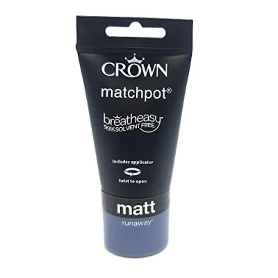 Image of Crown Walls and Ceilings Matt Emulsion Paint, Runaway 40ml Sample