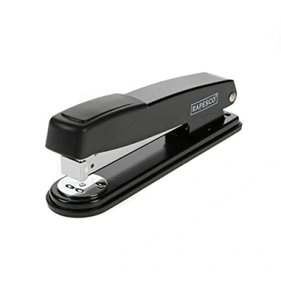 Image of Rapesco 0753 C530 Metal Full Strip Stapler, 25 Sheet Capacity, Black